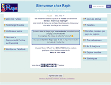 Tablet Screenshot of chez-raph.com